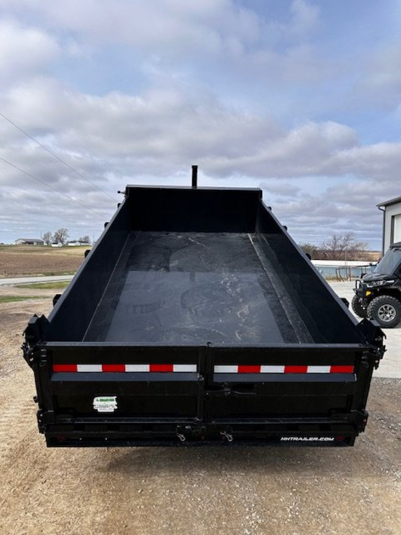 New 2025 H&H Trailers 83X14 14K GVWR TELESCOPIC INDUSTRIAL I-BEAM Dump Trailer