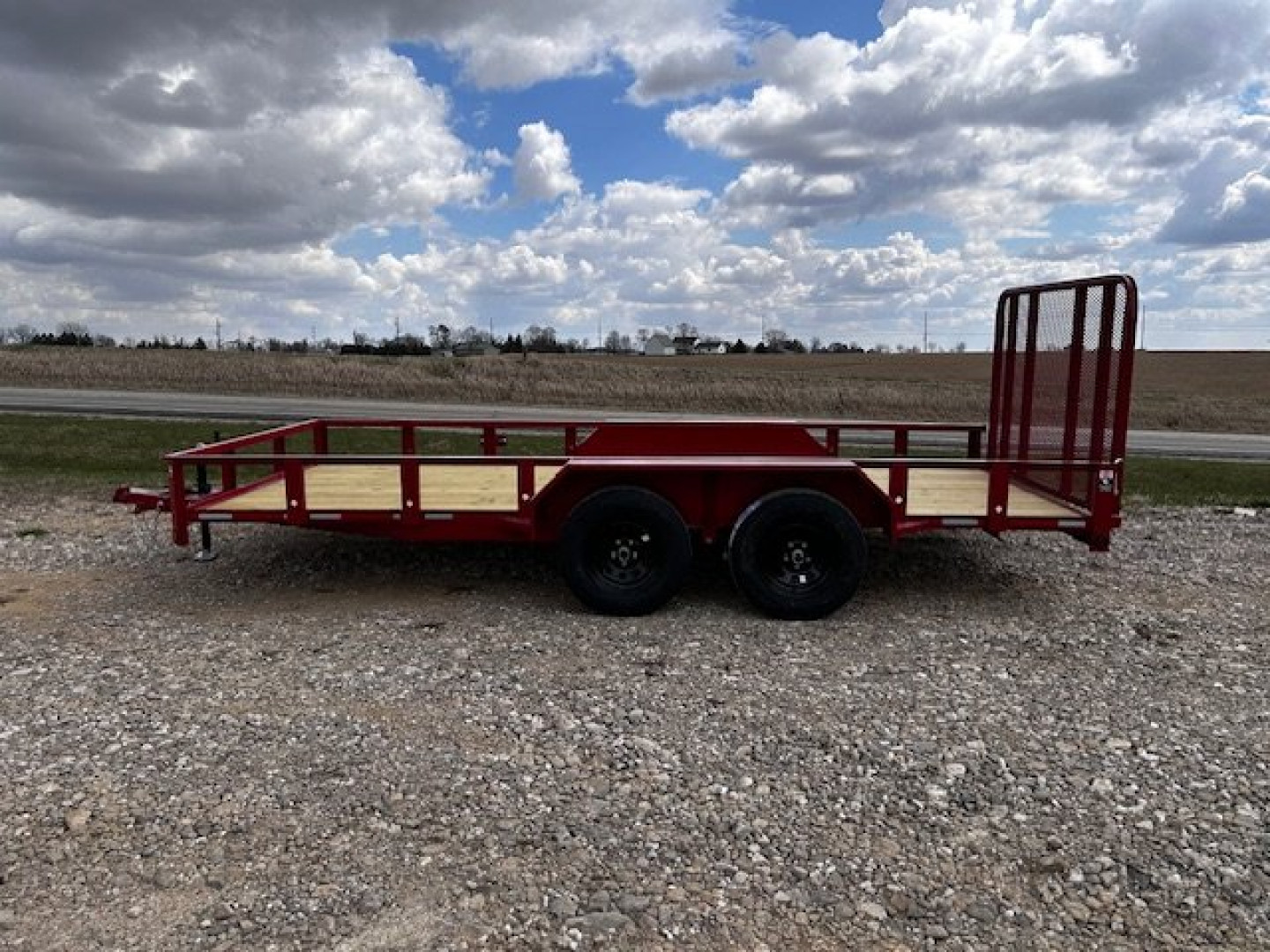 New 2025 HEARTLAND 82x16 4' tall gate Utility Trailer