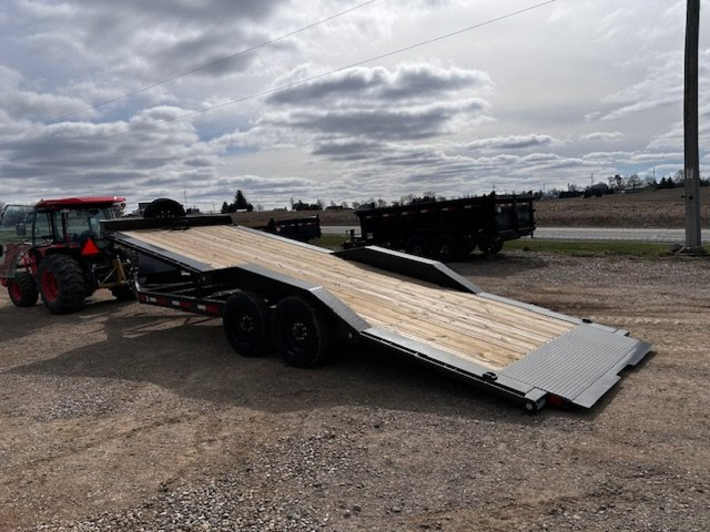 New 2025 MAXXD T8X 102X24 17.5k power tilt equipment/car trailer