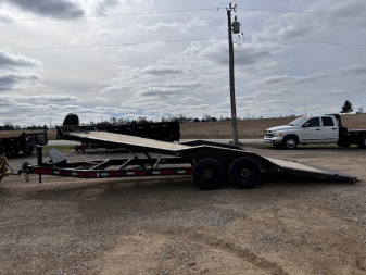New 2025 MAXXD T8X 102X24 17.5k power tilt equipment/car trailer