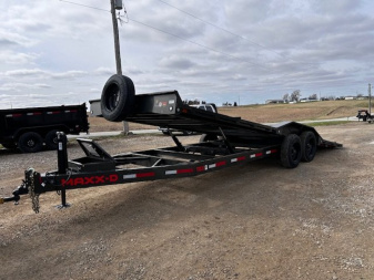 New 2025 MAXXD T8X 102X24 17.5k power tilt equipment/car trailer