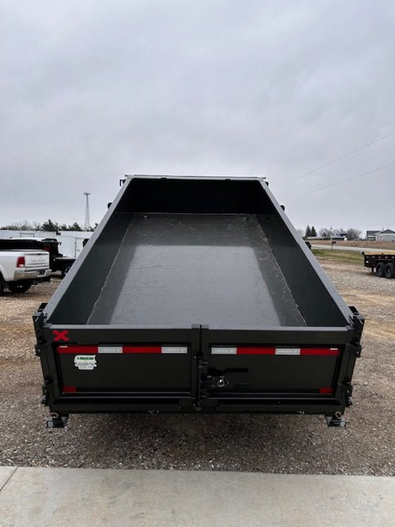 New 2025 MAXXD DJX 83"X14' 14K GVWR Dump Trailer7 GA FLOOR HD 6" SCISSOR HOIST