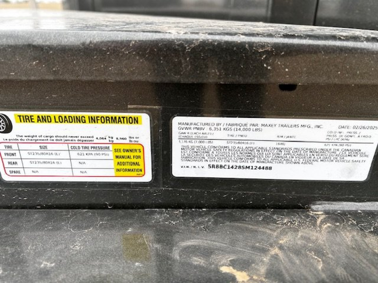 New 2025 MAXXD DJX 83"X14' 14K GVWR Dump Trailer7 GA FLOOR HD 6" SCISSOR HOIST