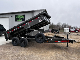 New 2025 MAXXD DJX 83"X14' 14K GVWR Dump Trailer7 GA FLOOR HD 6" SCISSOR HOIST