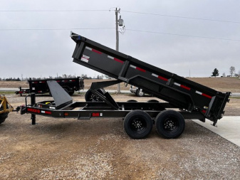 New 2025 MAXXD DJX 83"X14' 14K GVWR Dump Trailer7 GA FLOOR HD 6" SCISSOR HOIST
