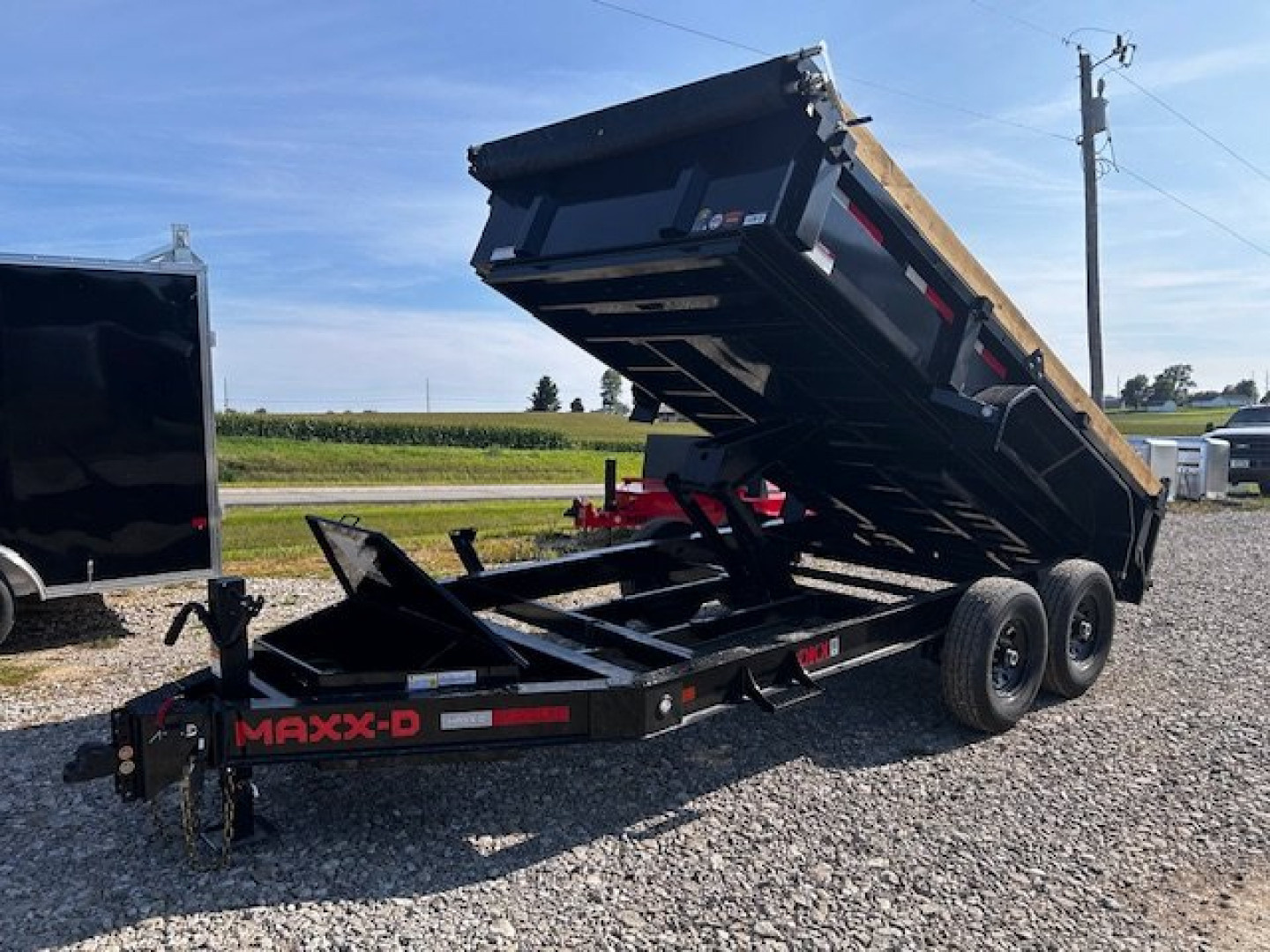 New 2025 MAXXD DKX 83"X14' 14K GVWR Dump Trailer W/SPARE