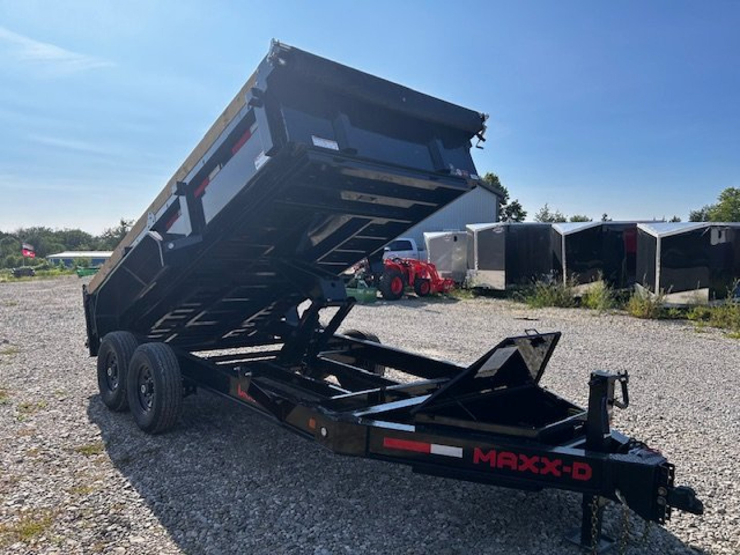 New 2025 MAXXD DKX 83"X14' 14K GVWR Dump Trailer W/SPARE