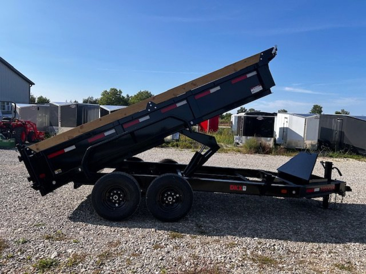 New 2025 MAXXD DKX 83"X14' 14K GVWR Dump Trailer W/SPARE