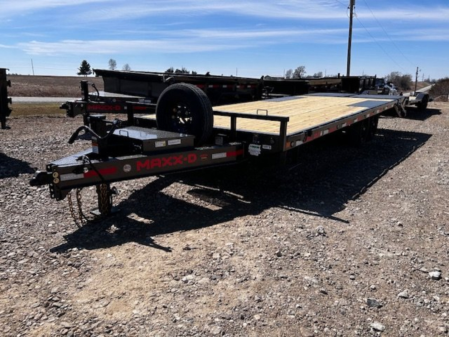 New 2025 MAXXD DOX 102"X24' DECKOVER BUMPER PULL 14K GVWR Equipment Trailer