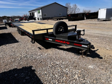 New 2025 MAXXD DOX 102"X24' DECKOVER BUMPER PULL 14K GVWR Equipment Trailer
