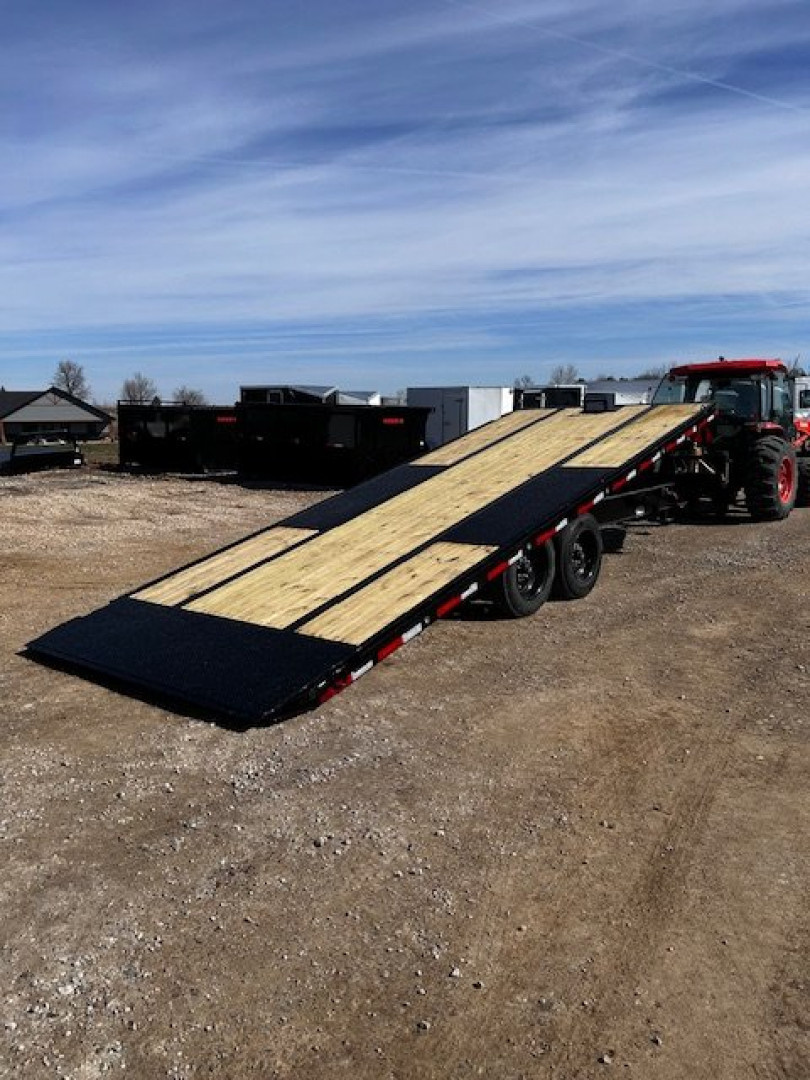 New 2025 MAXXD TOX 102"X22' POWER TILT DECKOVER 17.5K GVWR Equipment Trailer