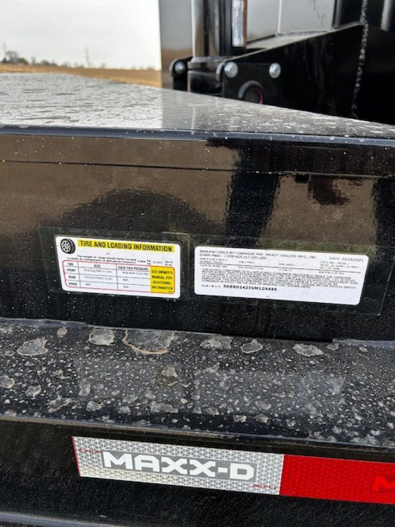 New 2025 MAXXD DTX 83"X14' HD DUMP TRAILER TELESCOPIC HOIST 17.5K GVWR ,3' SIDES WIRELESS Dump Trailer