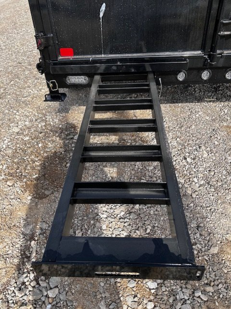 New 2025 MAXXD DTX 83"X14' HD DUMP TRAILER TELESCOPIC HOIST 17.5K GVWR ,3' SIDES WIRELESS Dump Trailer
