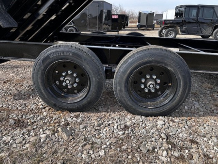 New 2025 MAXXD DTX 83"X14' HD DUMP TRAILER TELESCOPIC HOIST 17.5K GVWR ,3' SIDES WIRELESS Dump Trailer