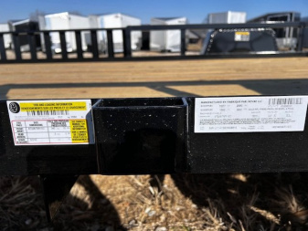 New 2025 H&H Trailers 82"X14' ATV SIDE RAMPS Rail Side 2990k gvwr Utility Trailer