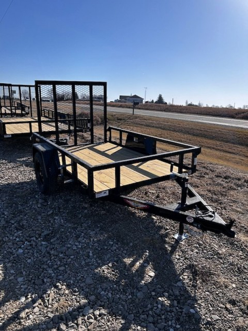 New 2025 H&H Trailers 5'X8' Rail Side 2990k gvwr Utility Trailer