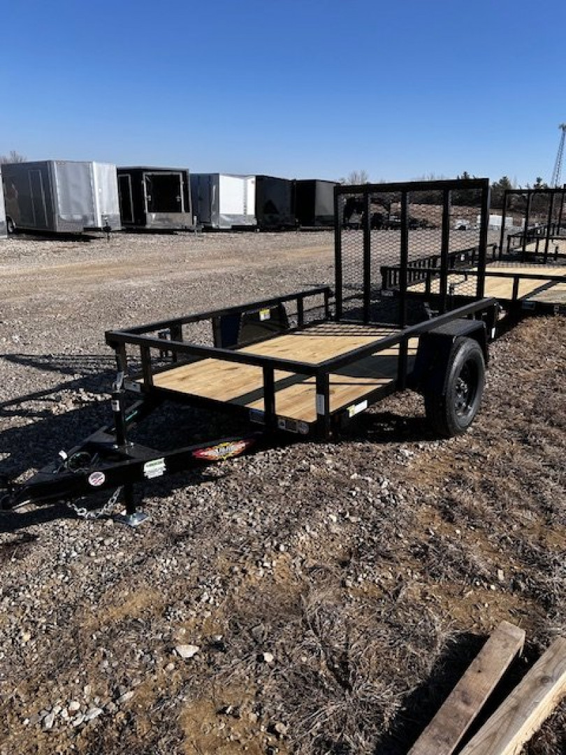 New 2025 H&H Trailers 5'X8' Rail Side 2990k gvwr Utility Trailer