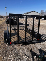New 2025 H&H Trailers 5'X8' Rail Side 2990k gvwr Utility Trailer