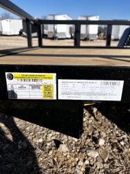 New 2025 H&H Trailers 5'X8' Rail Side 2990k gvwr Utility Trailer