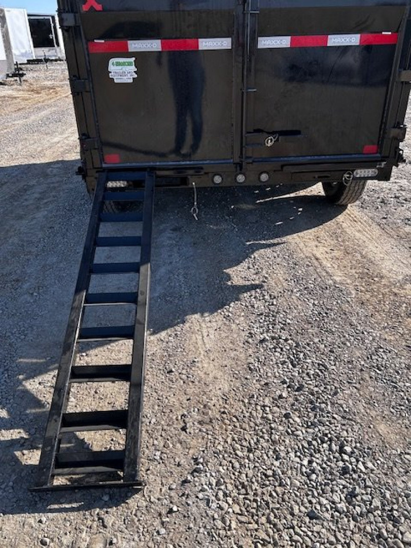New 2025 MAXXD D7X 72X12 Dump Trailer 14K GVWR WIRELESS KIT/RAMPS/TARP 3' SIDES