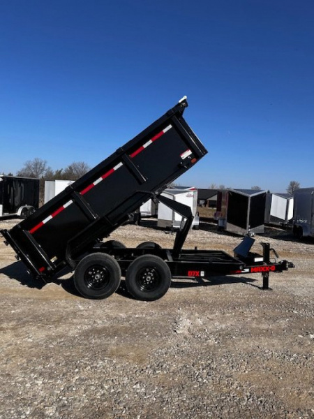 New 2025 MAXXD D7X 72X12 Dump Trailer 14K GVWR WIRELESS KIT/RAMPS/TARP 3' SIDES