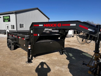 New 2025 MAXXD DJX 83"X16' GN 18K GVWR HD Dump Trailer