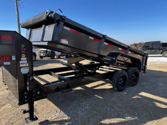 New 2025 MAXXD DJX 83"X16' GN 18K GVWR HD Dump Trailer
