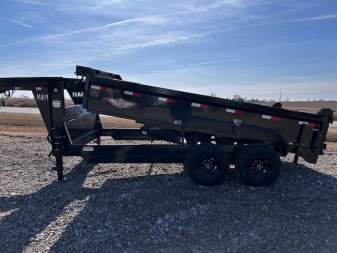 New 2025 H&H Trailers Dump Trailer 83"X14' 14K GVWR GN INDUSTRIAL