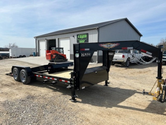 New 2025 H&H Trailers 82X22' HD GN GRAVITY TILT 16K GVWR Equipment Trailer