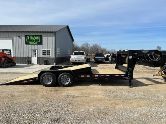 New 2025 H&H Trailers 82X22' HD GN GRAVITY TILT 16K GVWR Equipment Trailer