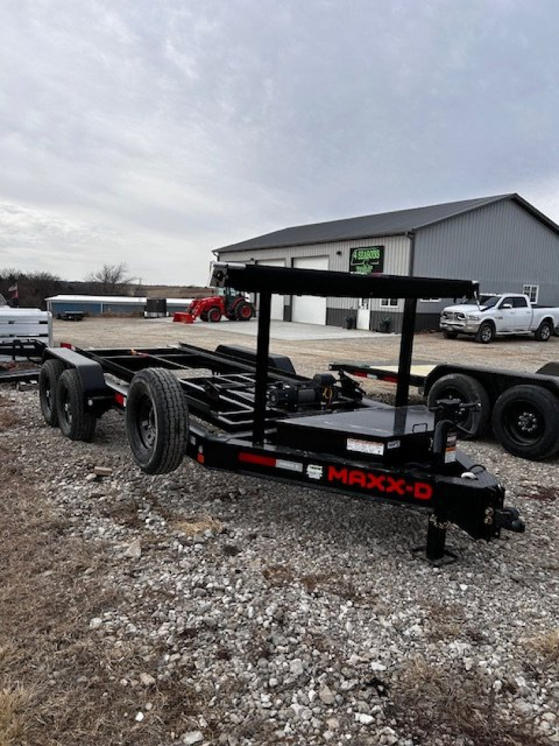New 2025 MAXXD ROX 14 DUMPSTER BIN TRAILER 14 GVWR
