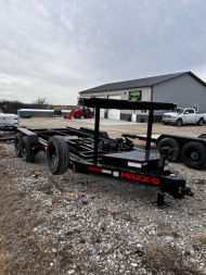 New 2025 MAXXD ROX 14 DUMPSTER BIN TRAILER 14 GVWR