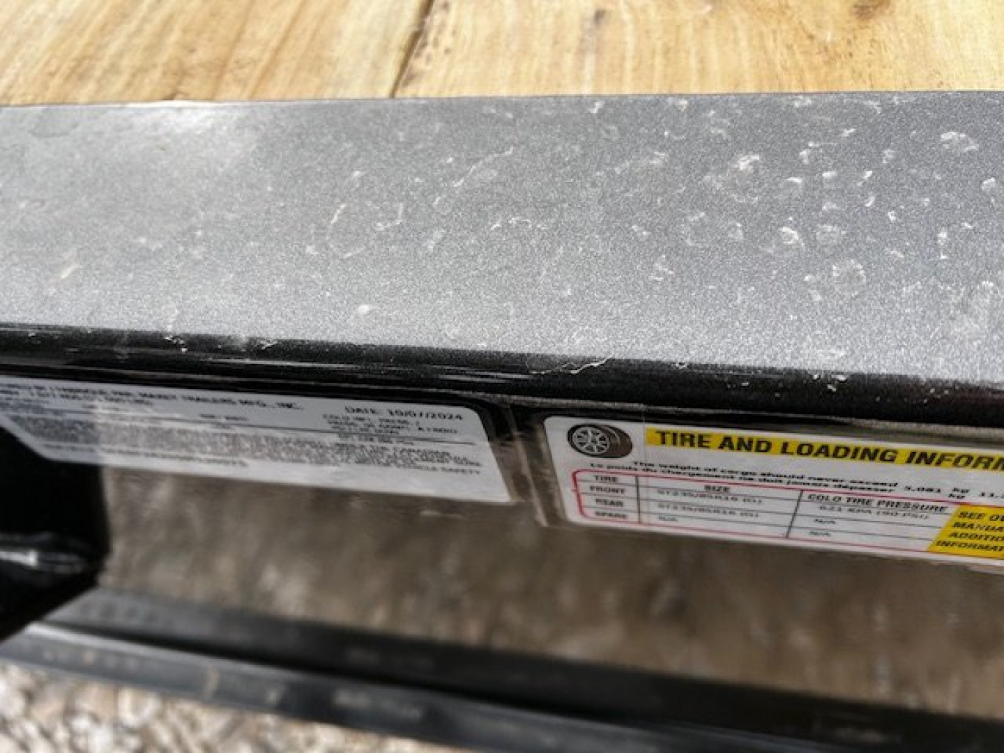 New 2025 MAXXD DOX 102"X24' DECKOVER BUMPER PULL 15.6 K GVWR 14 PLY Equipment Trailer