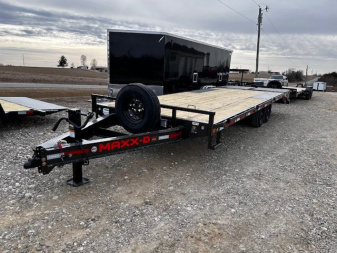 New 2025 MAXXD DOX 102 X24' DECKOVER BUMPER PULL 15.6 K GVWR 14 PLY Equipment Trailer