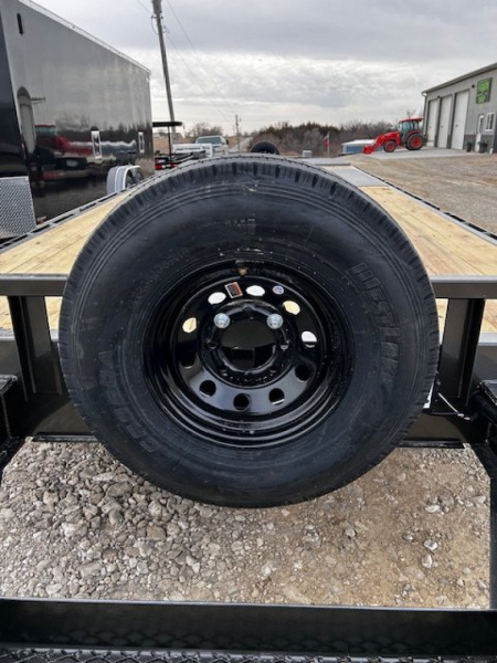 New 2025 MAXXD DOX 102"X24' DECKOVER BUMPER PULL 15.6 K GVWR 14 PLY Equipment Trailer