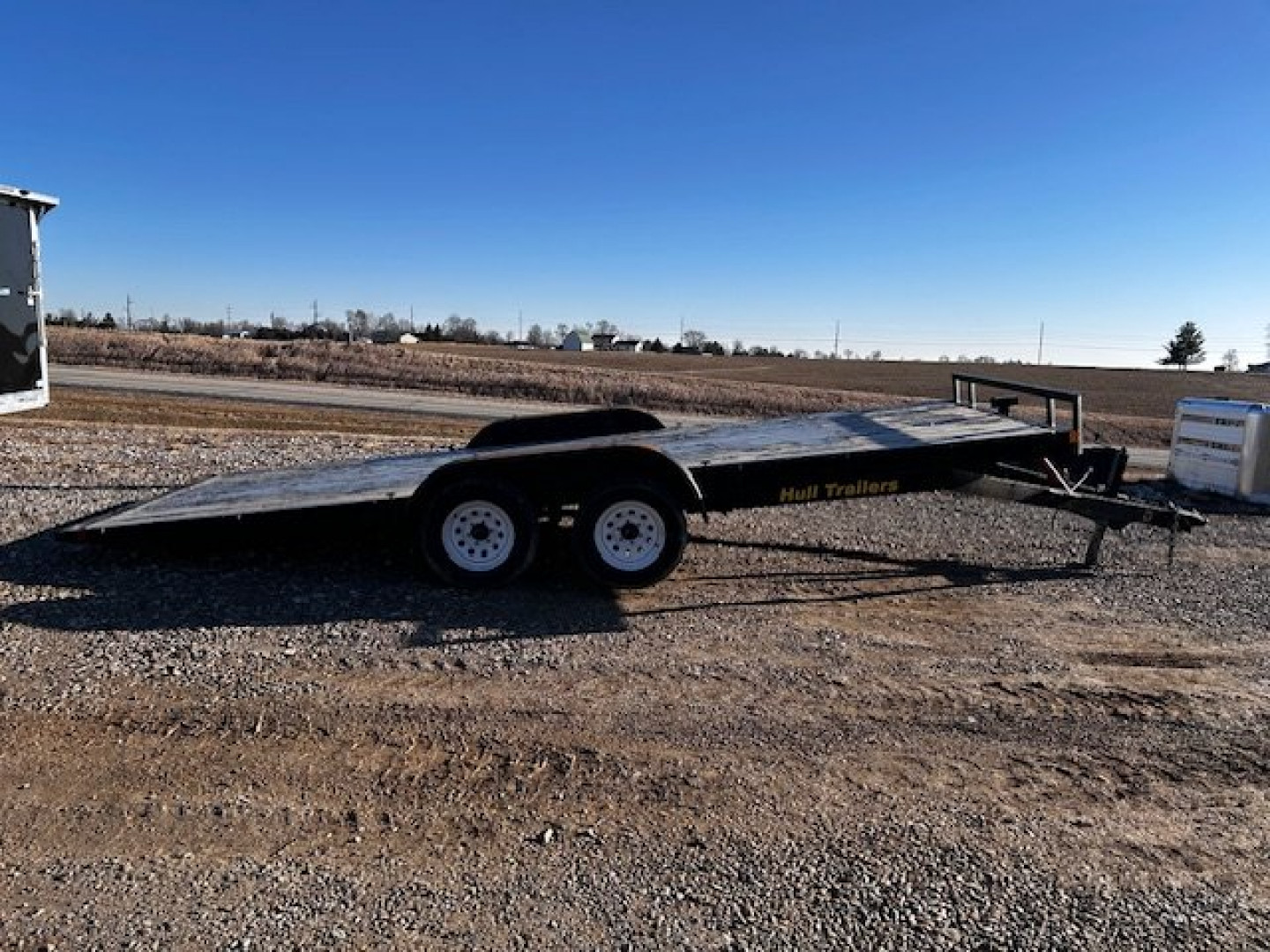 Used 2019 Hull 83"X20' Tilt Car Hauler 7k gvwr Car Hauler