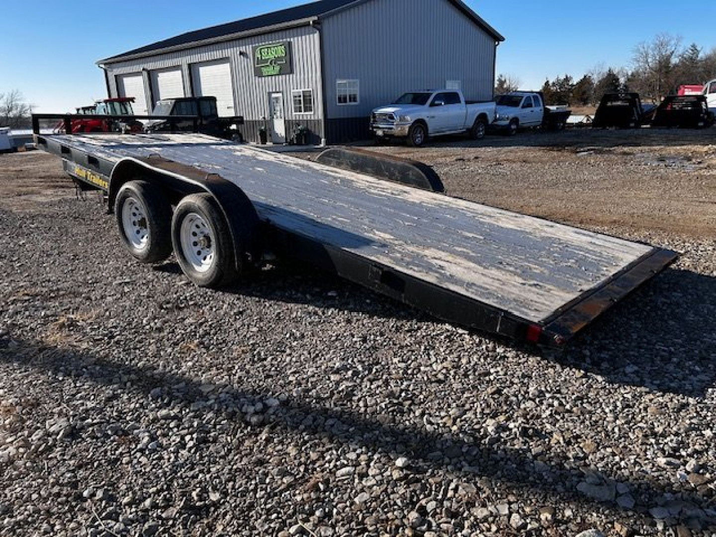 Used 2019 Hull 83"X20' Tilt Car Hauler 7k gvwr Car Hauler