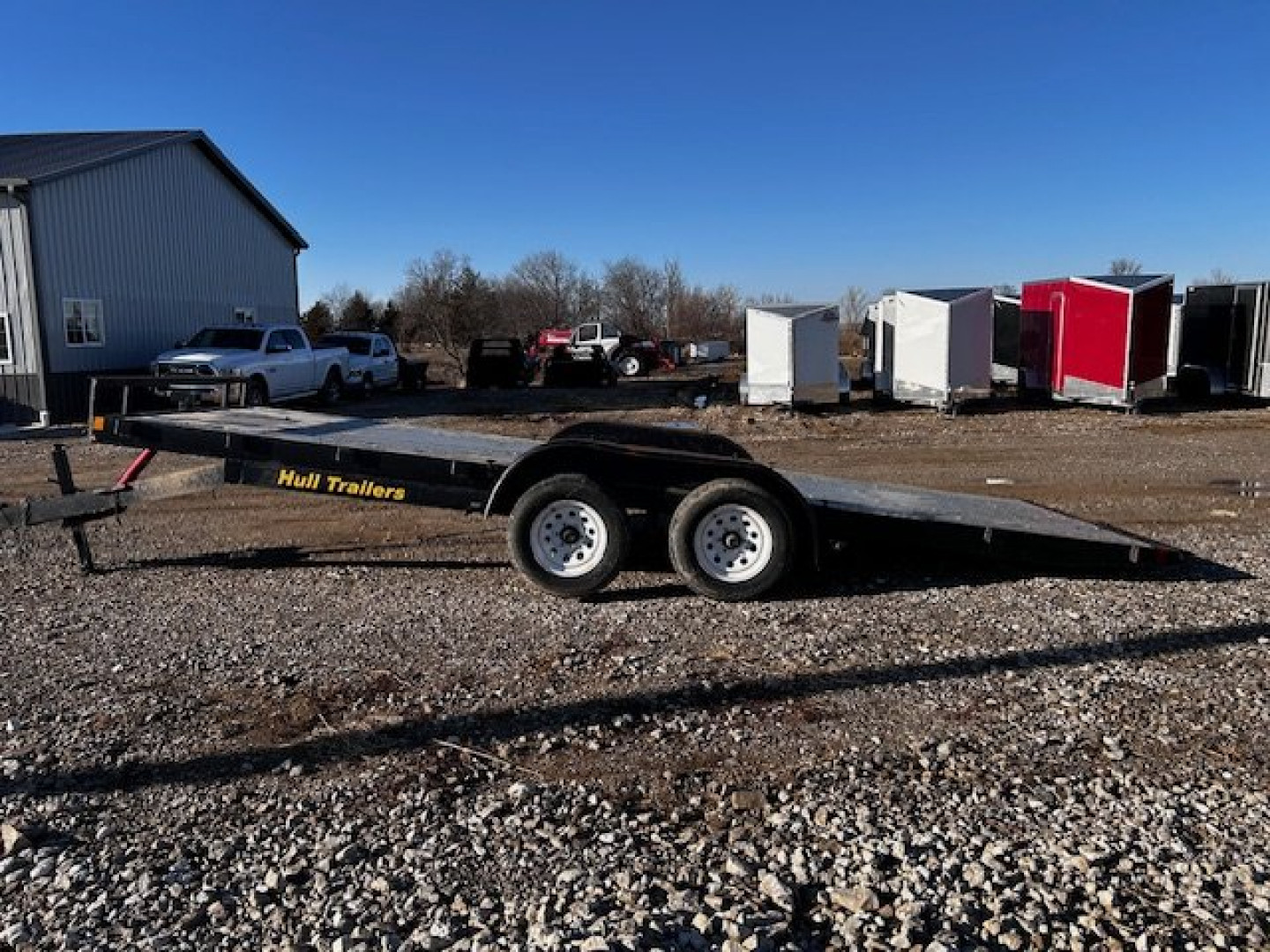 Used 2019 Hull 83"X20' Tilt Car Hauler 7k gvwr Car Hauler