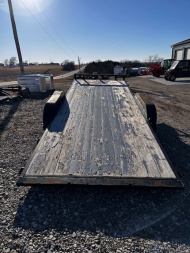 Used 2019 Hull 83"X20' Tilt Car Hauler 7k gvwr Car Hauler