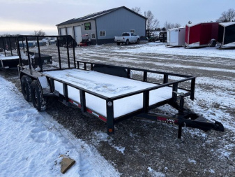 New 2025 HEARTLAND 82x16 4' tall gate Utility Trailer