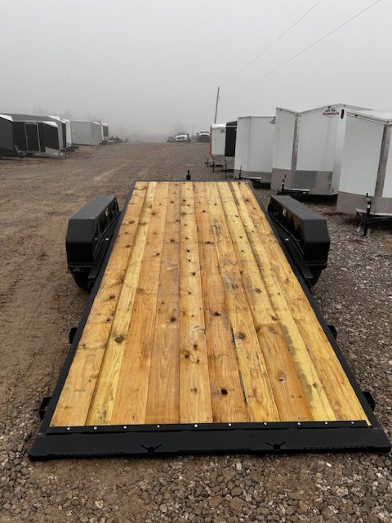 New 2025 H&H Trailers 82"X20' 14K GVWR GRAVITY TILT SPLIT DECK Equipment Trailer