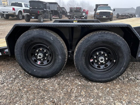 New 2025 H&H Trailers 82"X20' 14K GVWR GRAVITY TILT SPLIT DECK Equipment Trailer