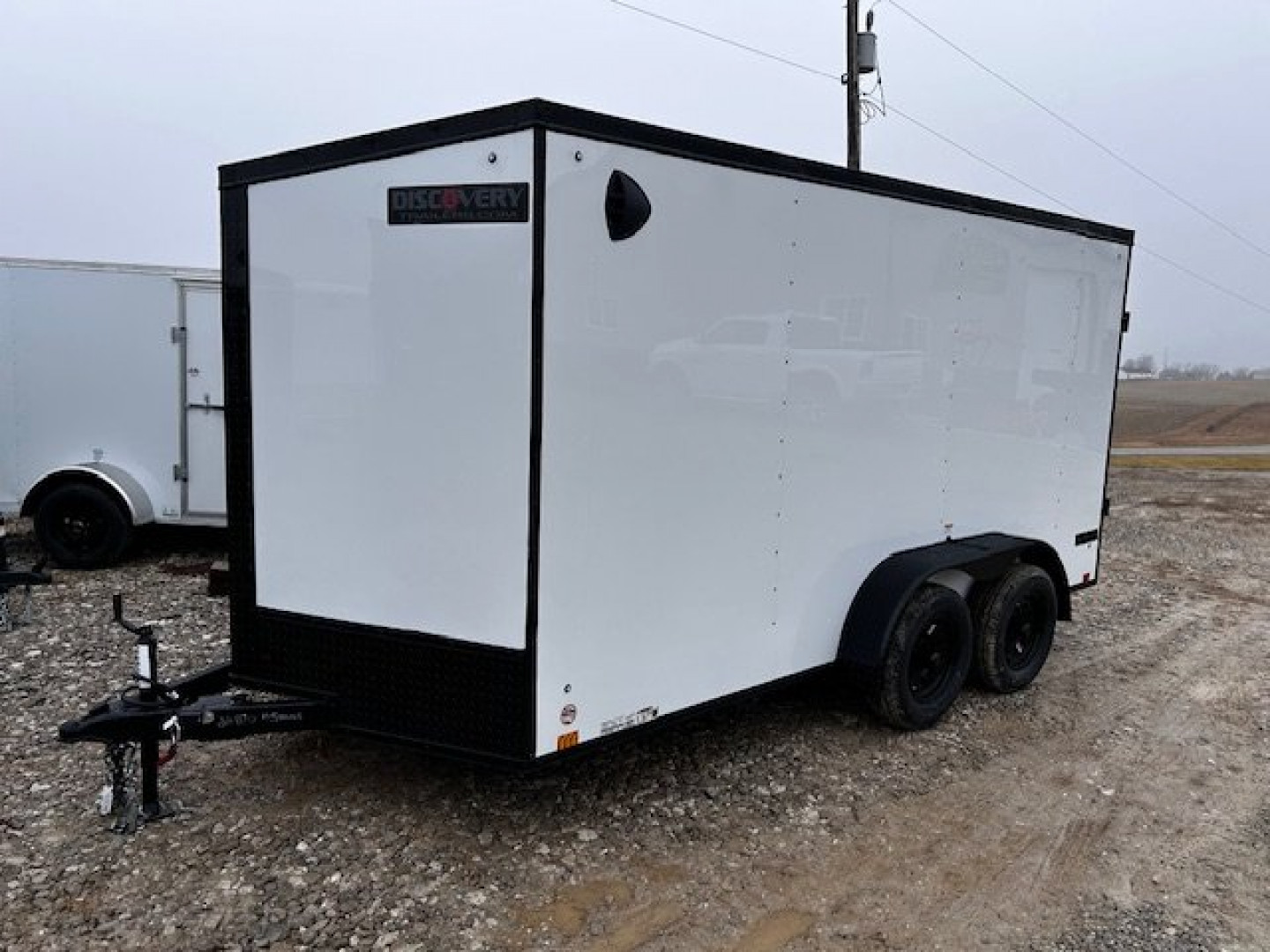 Discovery Ramp Set New 2025 Discovery Trailers 7X14 Blackout pack 6'6