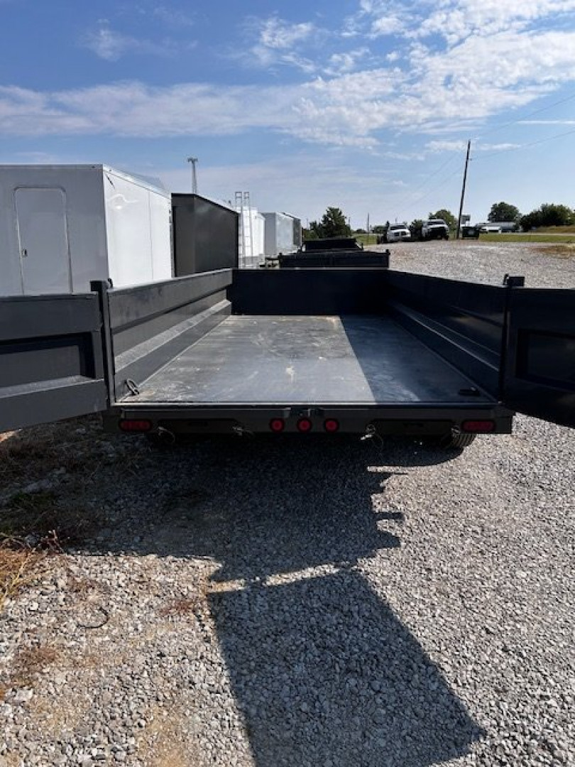 New 2025 Iron Bull DWB 83"x16' 14.9k gvwr Dump Trailer