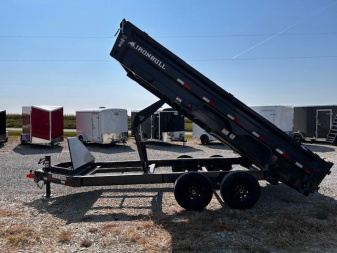 New 2025 Iron Bull DWB 83"x16' 14.9k gvwr Dump Trailer