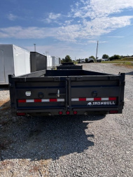 New 2025 Iron Bull DWB 83"x16' 14.9k gvwr Dump Trailer