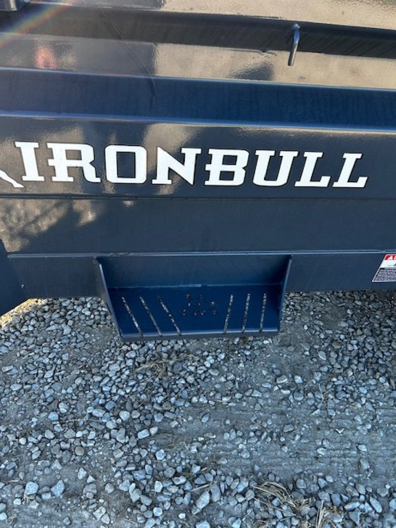 New 2025 Iron Bull DWB 83"x14' 14.9k gvwr Dump Trailer