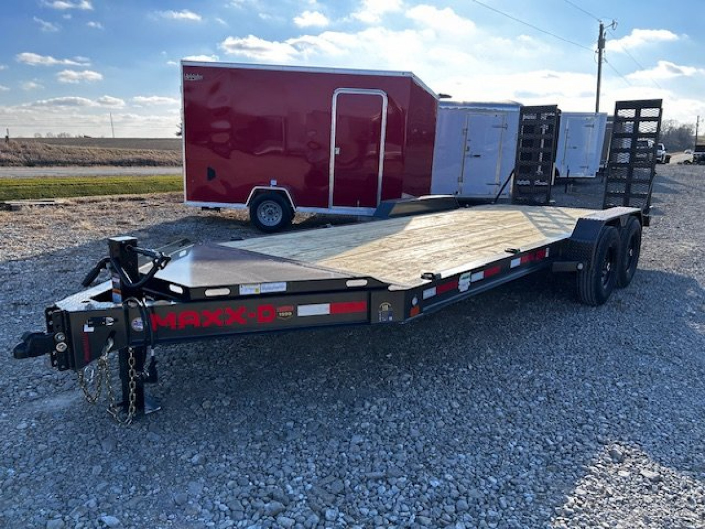 New 2025 MAXXD EHX 83"X20' 14 PLY UPGRADE I-BEAM FRAME Equipment Trailer