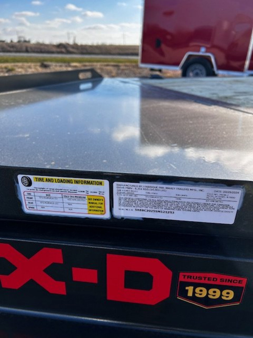 New 2025 MAXXD EHX 83"X20' 14 PLY UPGRADE I-BEAM FRAME Equipment Trailer