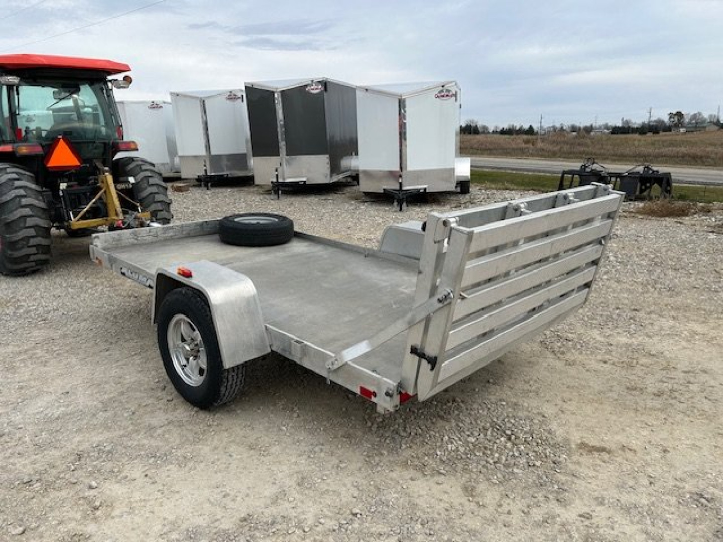 Used 2016 Aluma 6310H 63"X10' Utility Trailer